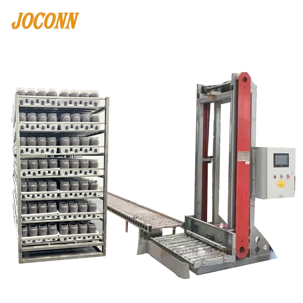 Machine de chargement de paniers à champignons 1
