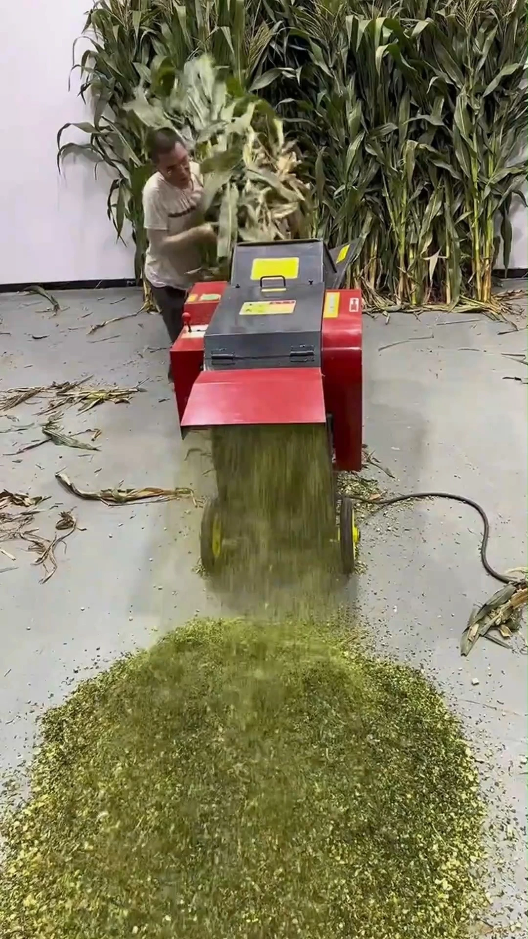 Máquina picadora trituradora de trigo y paja para uso agrícola | joconn 1