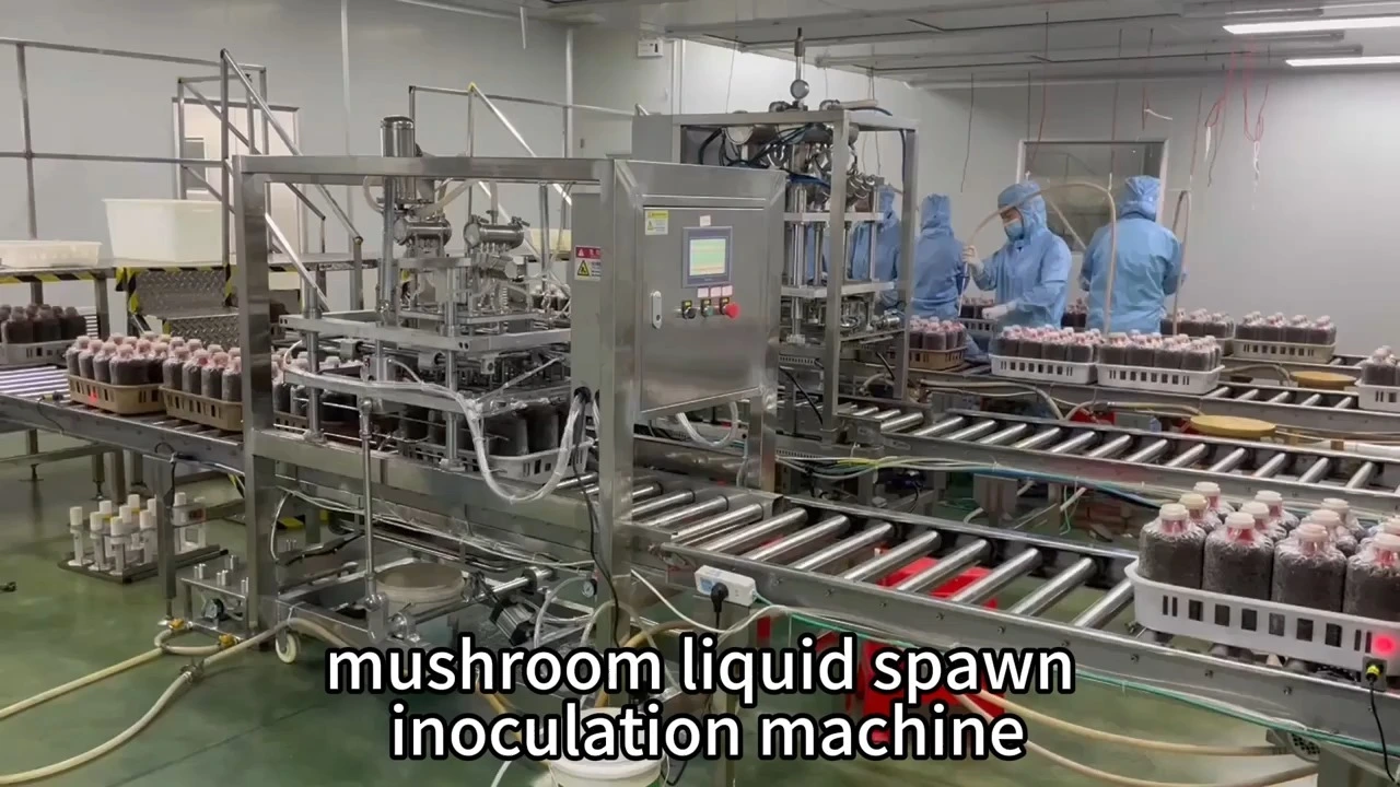 Machine d'inoculation de frai liquide de champignon entièrement automatique 1