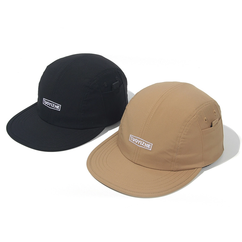 100% хлопок, быстросохнущая уличная 5-панельная спортивная шапка Snapback для кемпинга 1