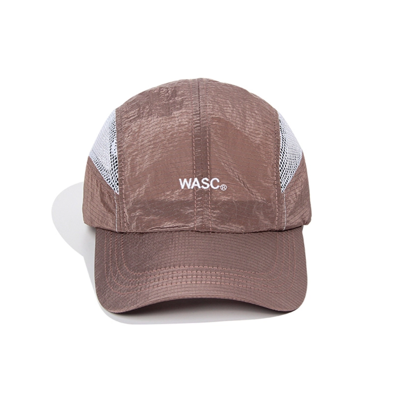 Gorra de béisbol deportiva de malla de secado rápido, impermeable, ligera, con bordado 2D 1