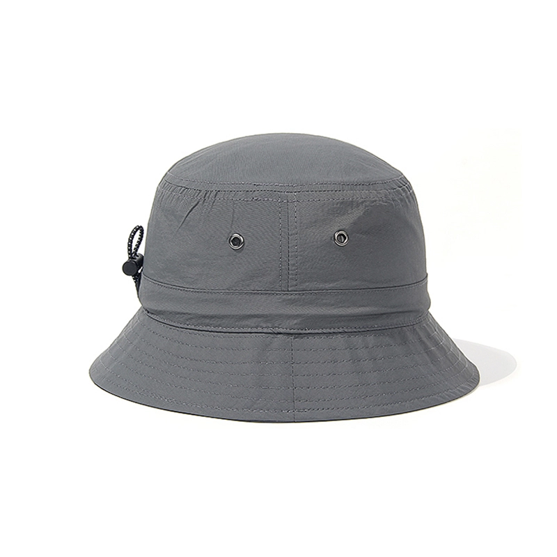 Sombreros de cubo impermeables con correa ajustable para la barbilla con cordón de protección UV de verano 1