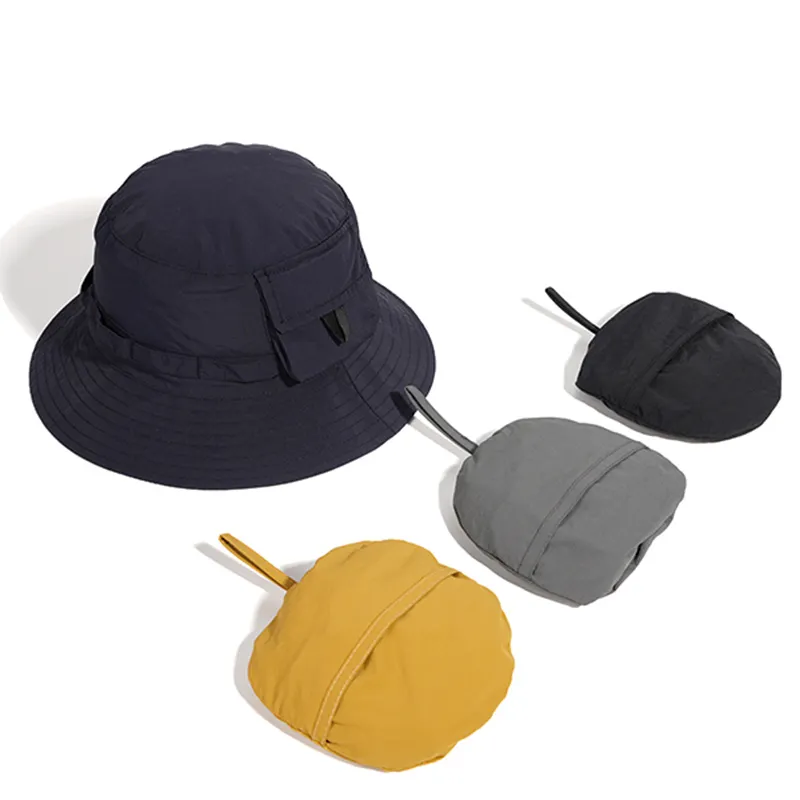White Nylon Bucket Hat Wholesale - TANGREN 4