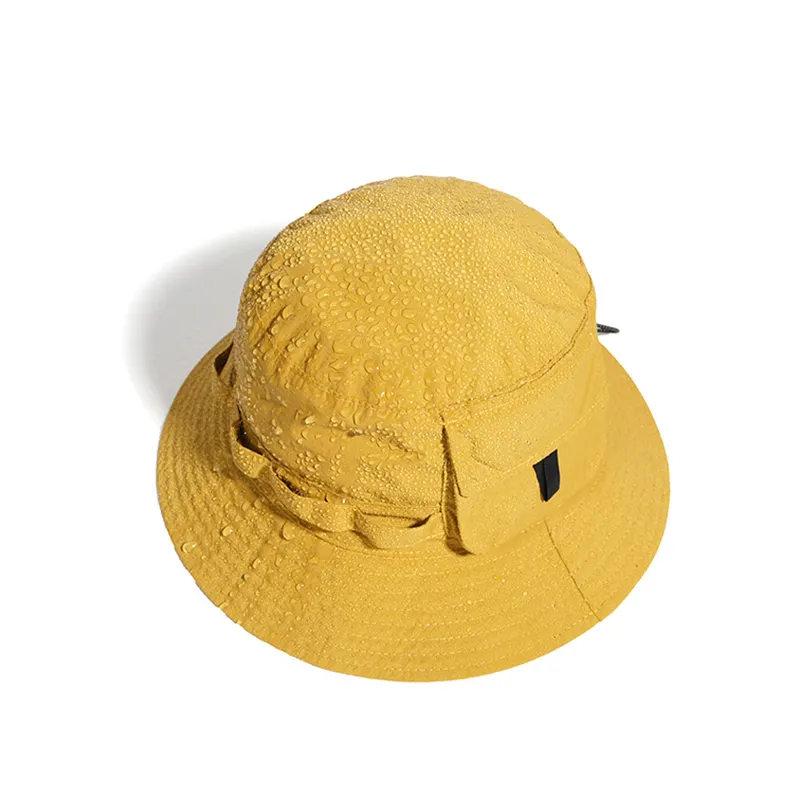 White Nylon Bucket Hat Wholesale - TANGREN 3