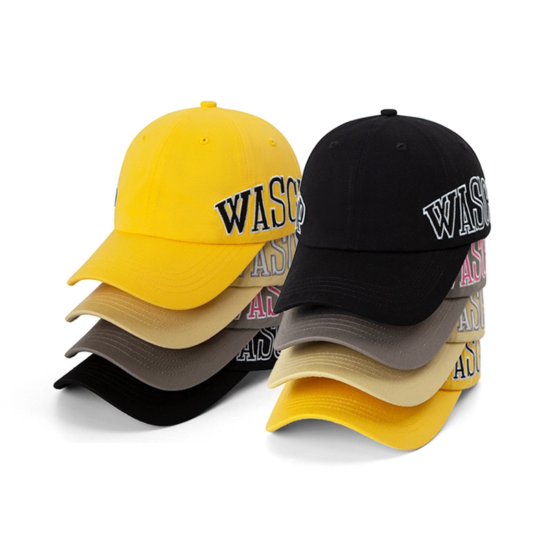6 panel Unstructured Dad Hat Embroidered Letter soft cotton Baseball Cap 1