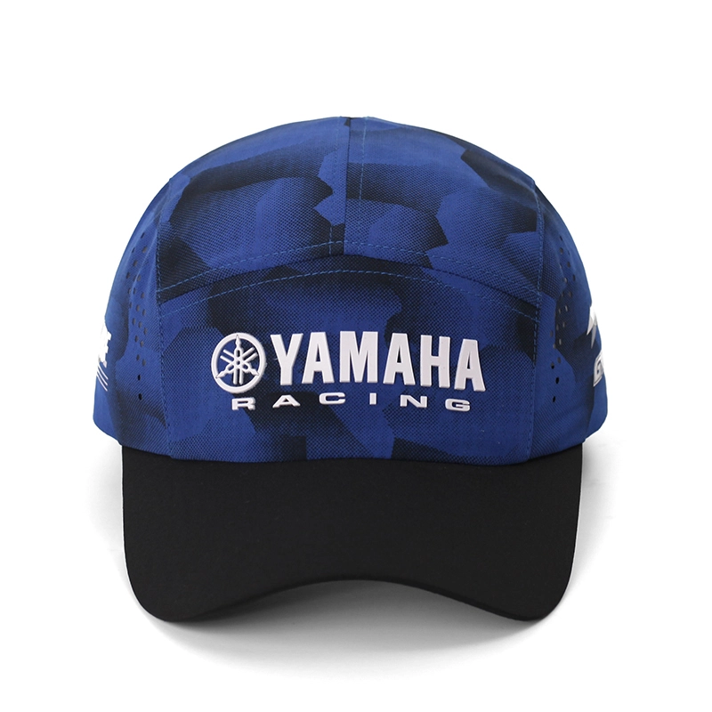 Blue Camo Motorcycle Racing curved baseball cap 5panel camp Hat 1