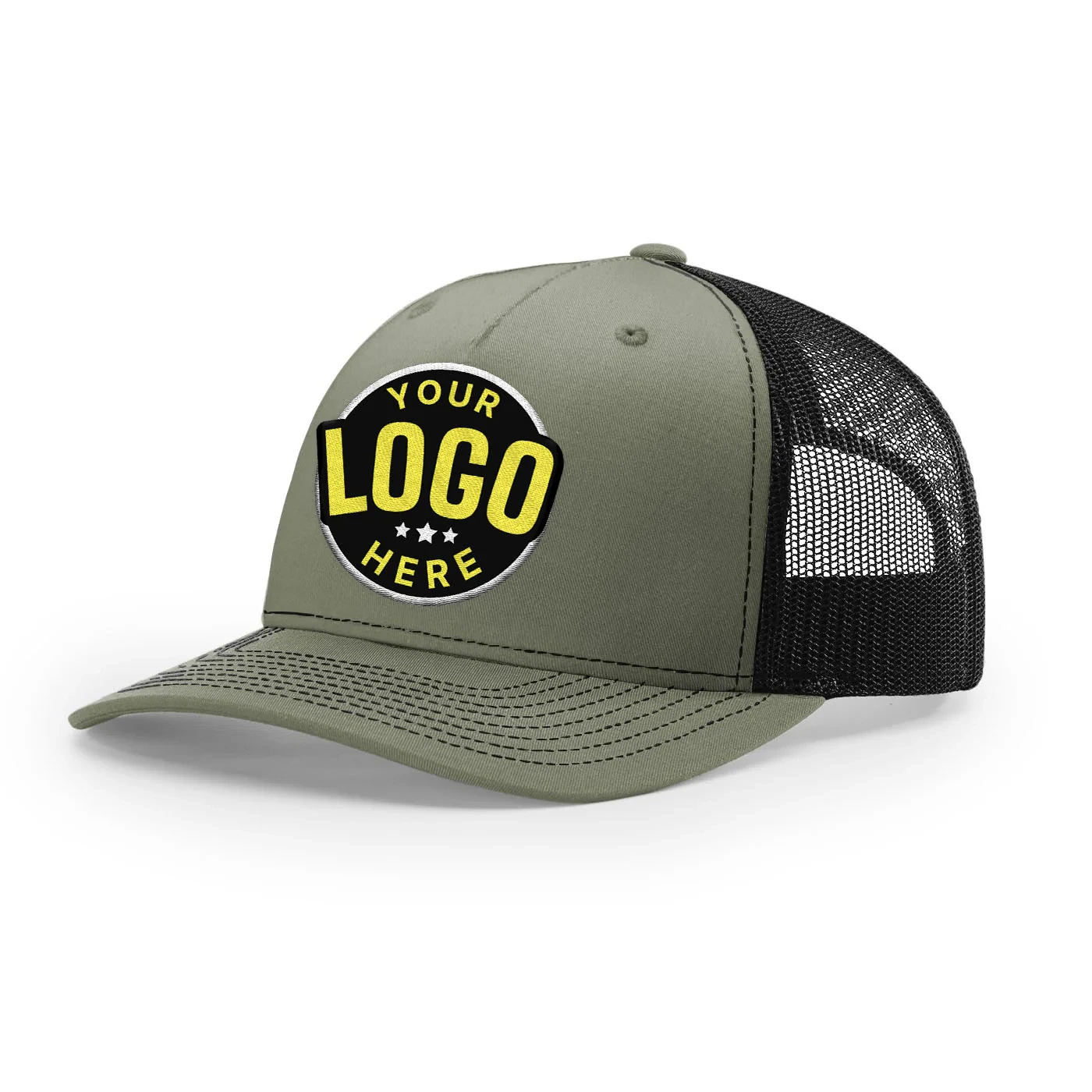 Custom Trucker Patch Richardson 112 Trucker Hat Classic 5-Panel mesh Baseball Cap 1