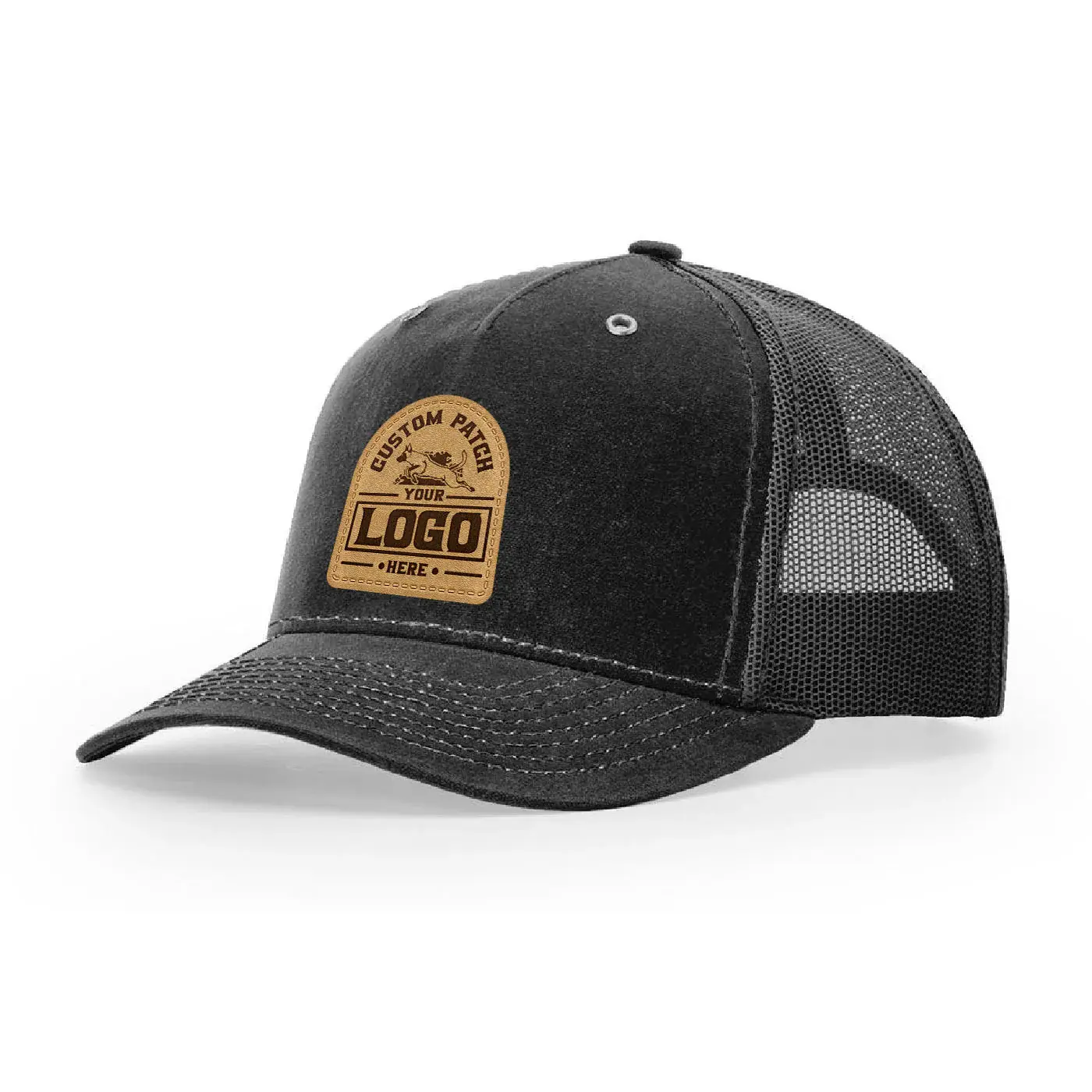 Trucker Hat with Patch - - TANGREN 5