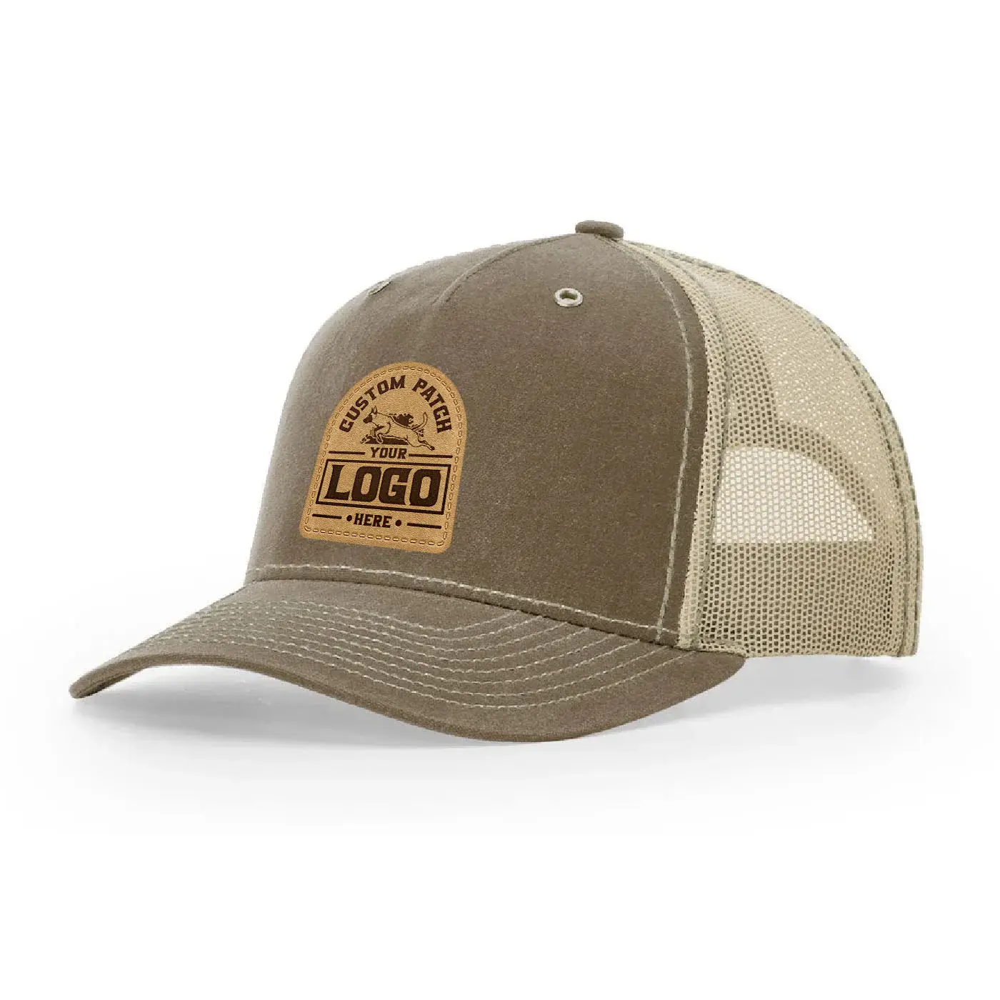 Trucker Hat with Patch - - TANGREN 4