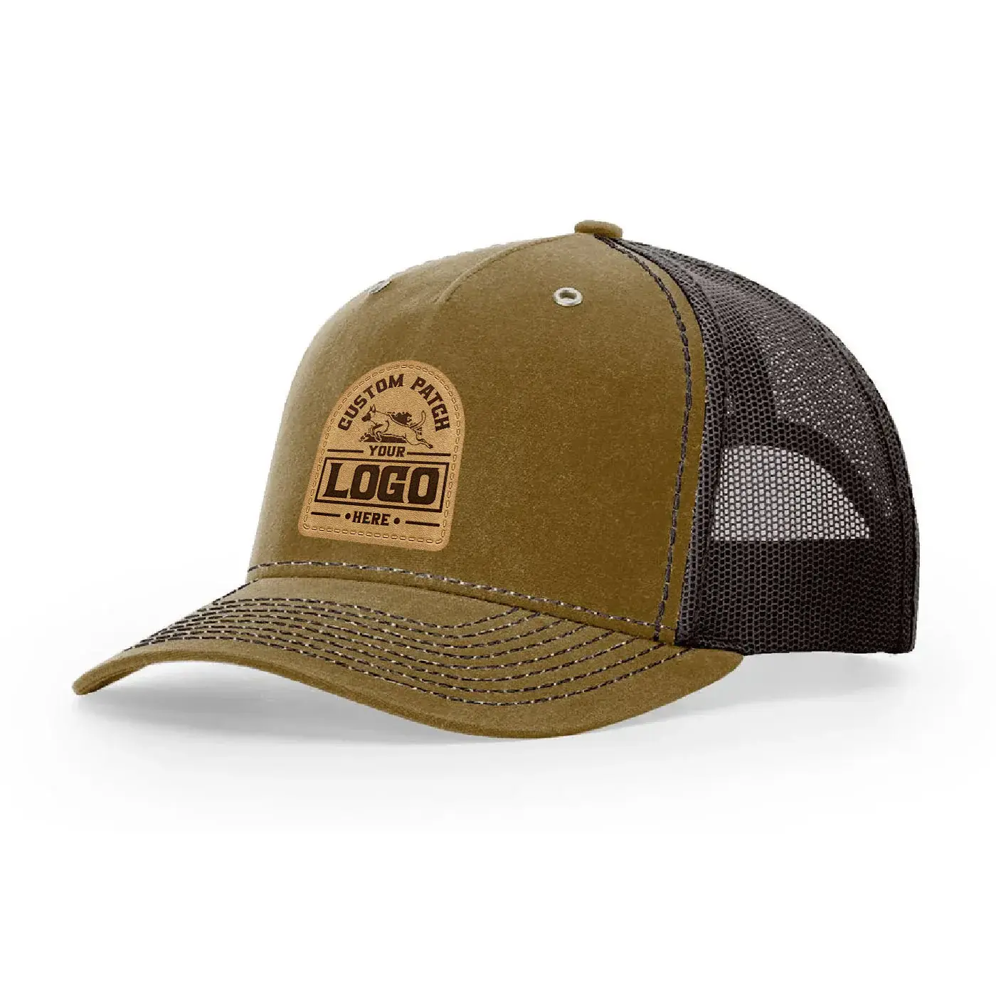Trucker Hat with Patch - - TANGREN 7