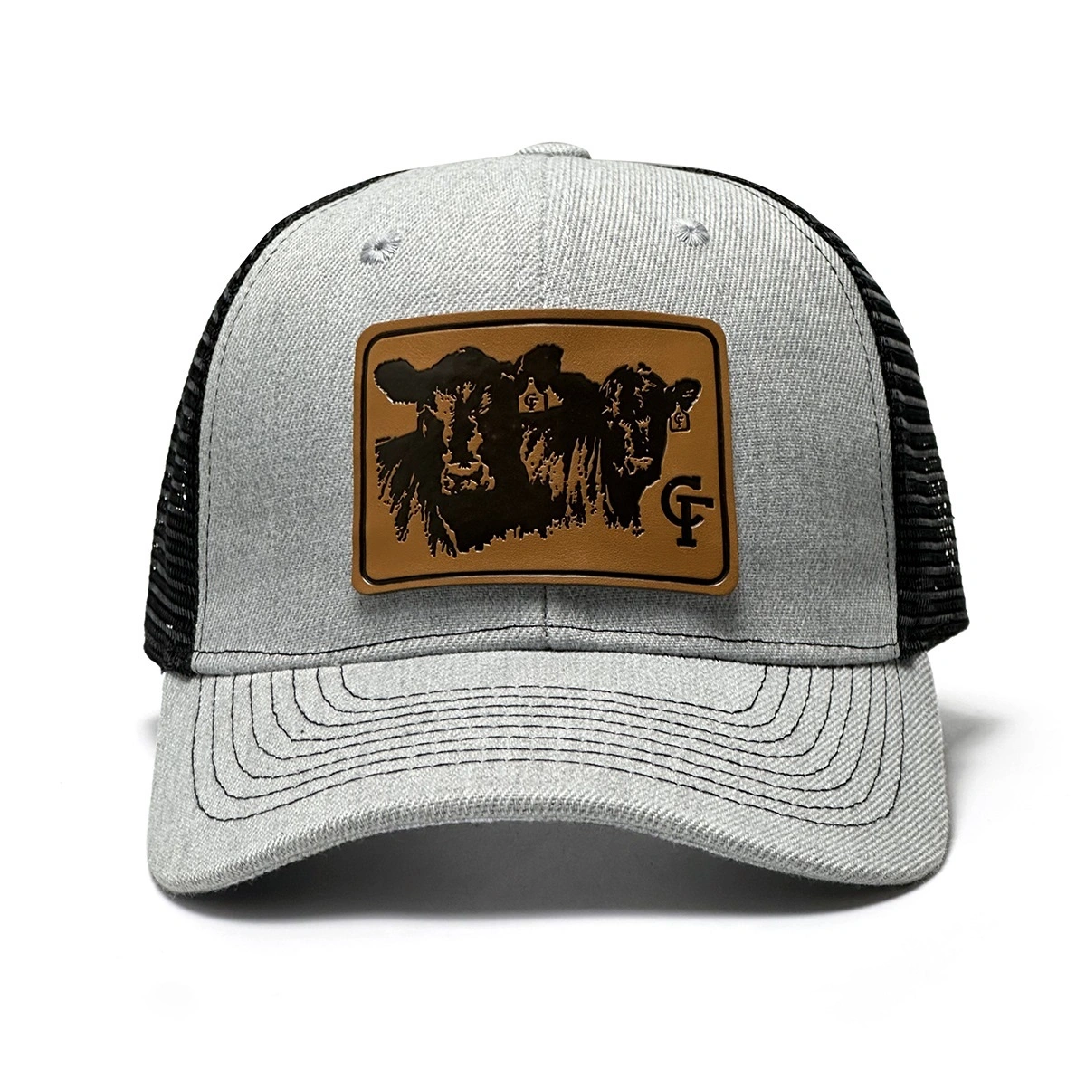 Custom Richardson 112 Laser Engraved Animal Leather Patch Hat 6 Panel Classic Baseball Cap 1