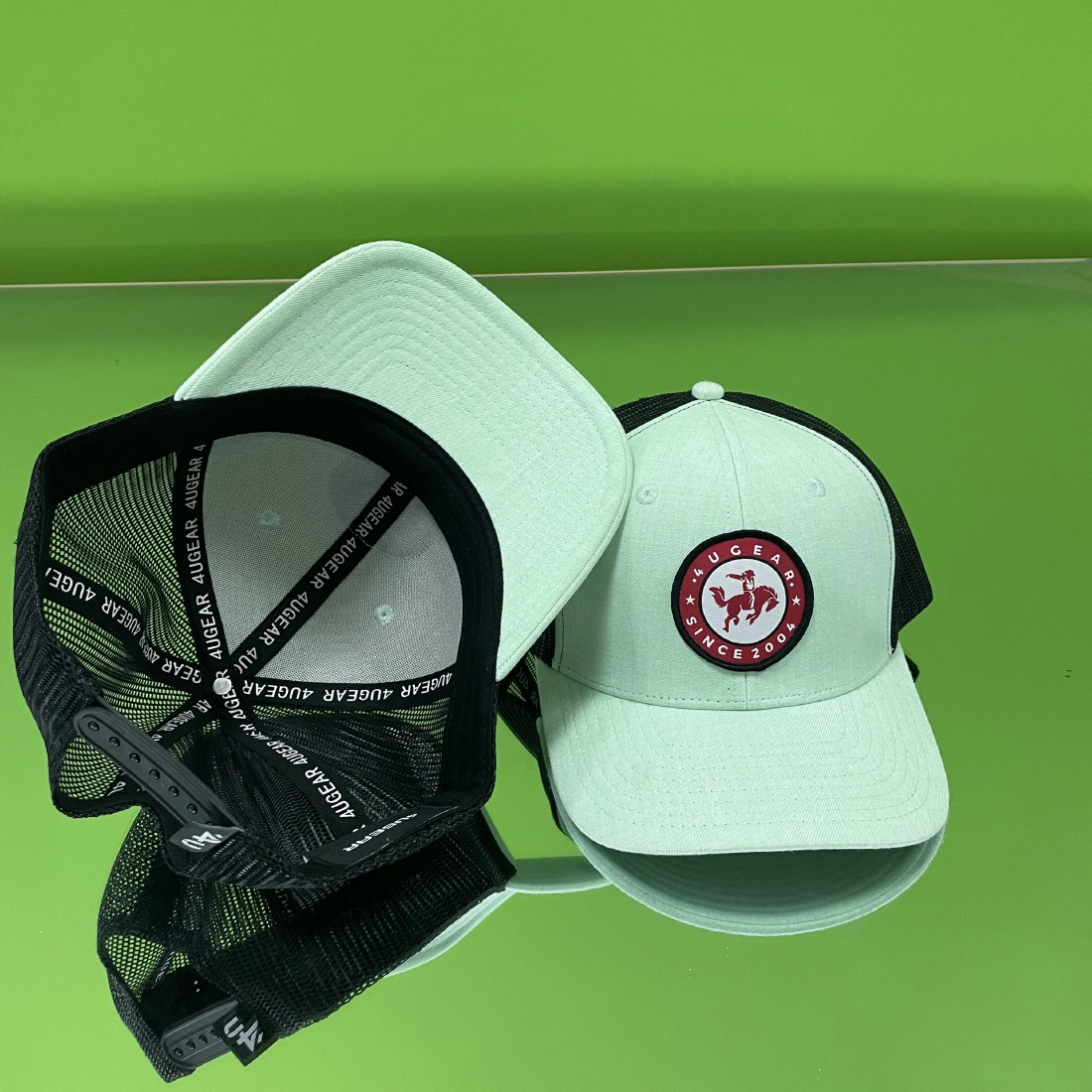 Premium Custom Embroidery 112 Style Patch Trucker Hat 6 Panel Structured Baseball Cap 1