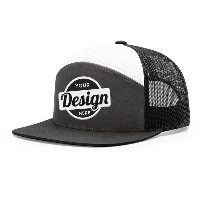 5 Panel Trucker Hat by TANGREN 13
