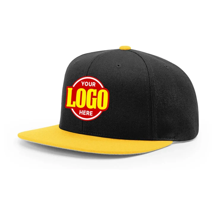 Cappellino snapback a visiera piatta Richardson 510 in acrilico e lana con ricamo personalizzato 1