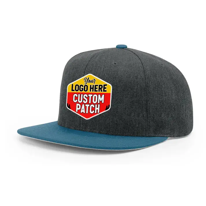 Black Flat Bill Snapback by TANGREN 3
