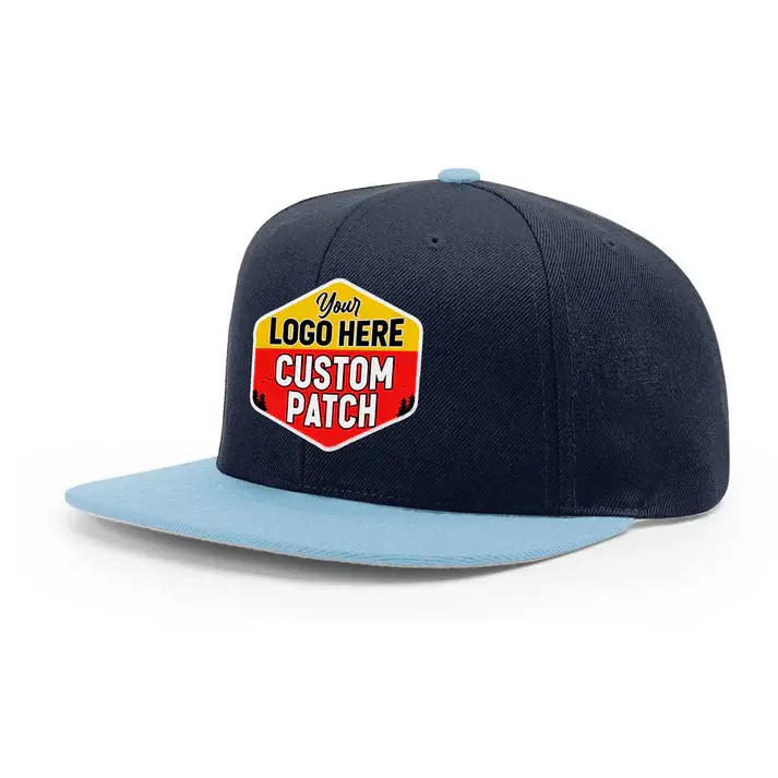 Black Flat Bill Snapback by TANGREN 8