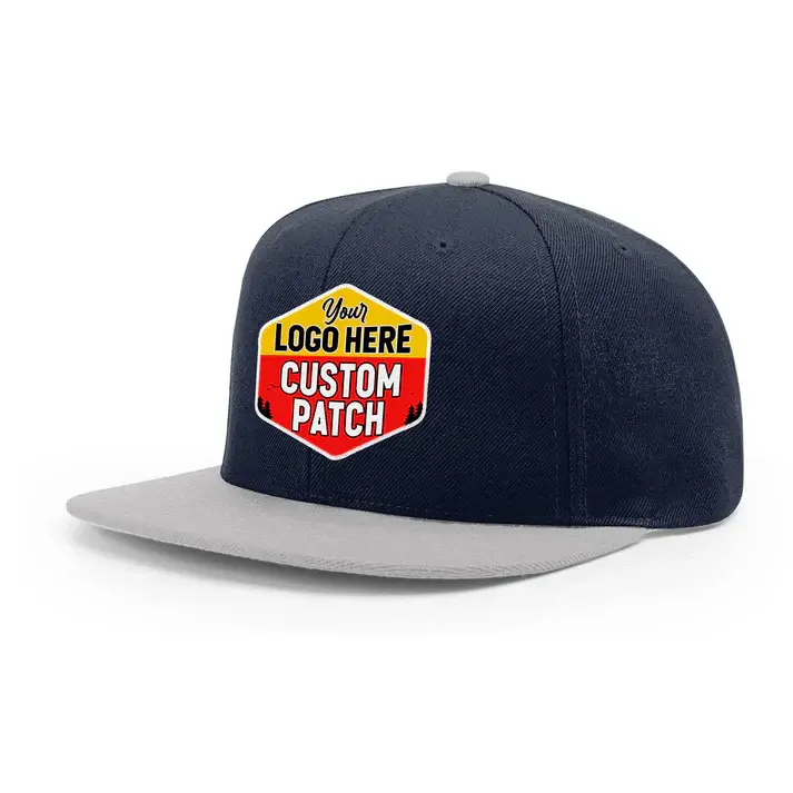 Black Flat Bill Snapback by TANGREN 7