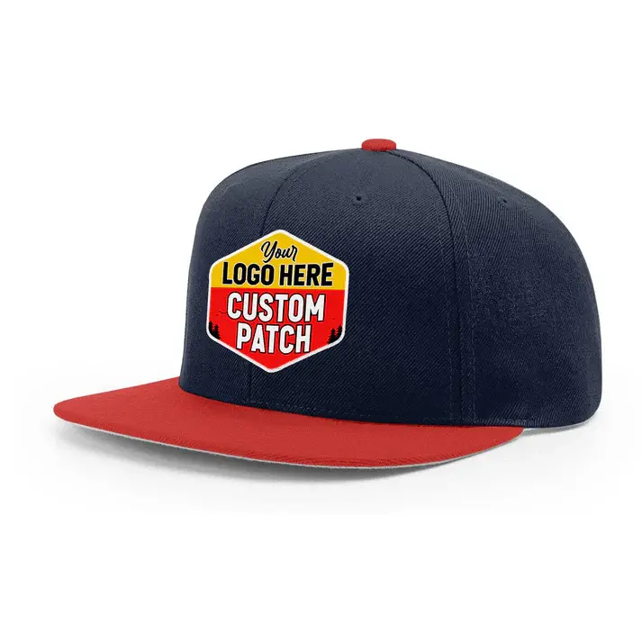 Black Flat Bill Snapback by TANGREN 6