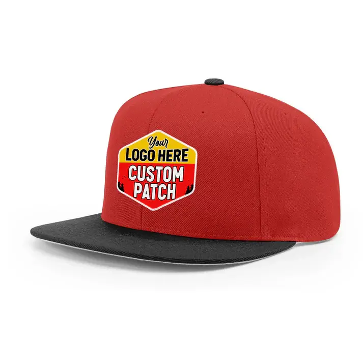 Black Flat Bill Snapback by TANGREN 5
