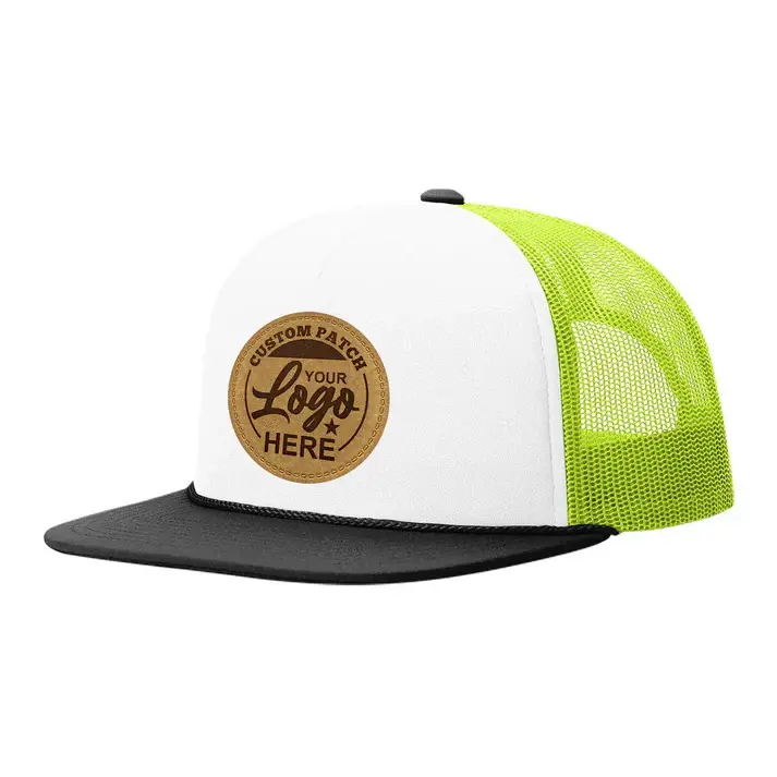 Custom Patch Richardson 113 Foamie Trucker Hat, Flat Bill Foam Snapback Cap-1 11
