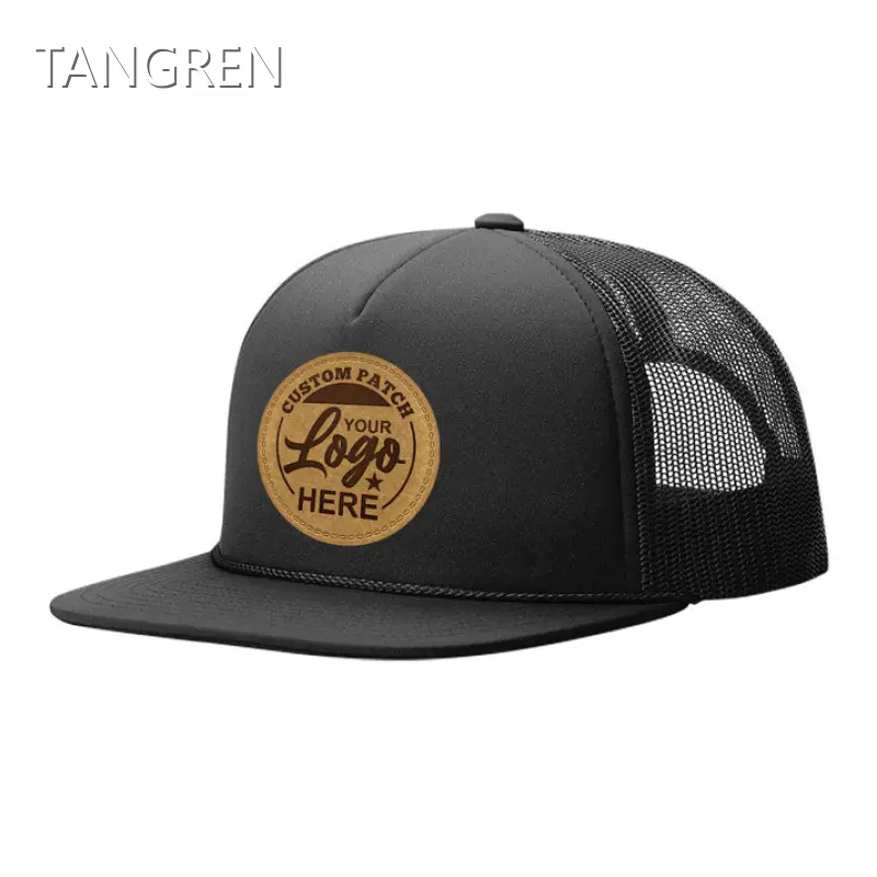 Custom Patch Richardson 113 Foamie Trucker Hat, Flat Bill Foam Snapback Cap-1 1