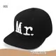 Black Flat Bill Snapback by TANGREN-1 1