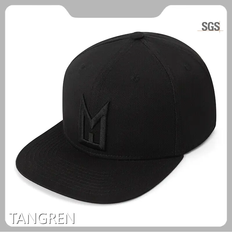 Flat Brim Snapback Cap - - TANGREN 1