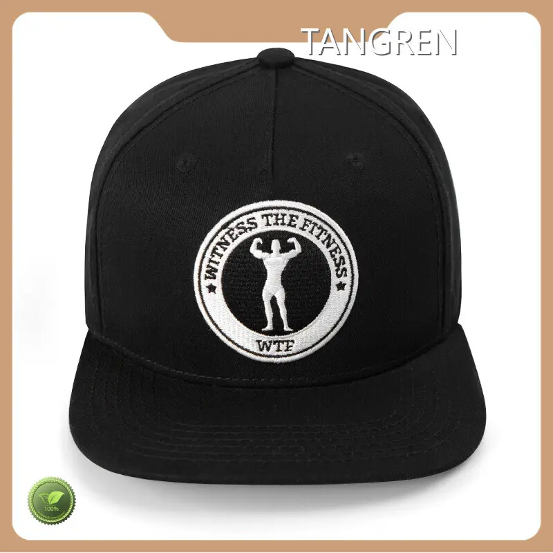 Flat Brim Snapback Cap - - TANGREN-1 1