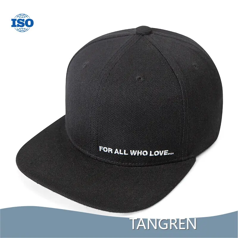 Flat Brim Snapback Cap - - TANGREN-3 1