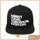 Black Flat Bill Snapback by TANGREN-4 1