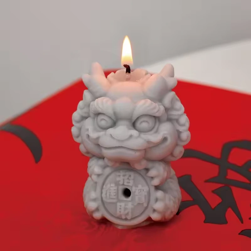 C-215 Vela con forma de dragón para ceremonia de Año Nuevo, nuevo producto, gran oferta, escena decorativa para festival y ceremonia de Año Nuevo 1