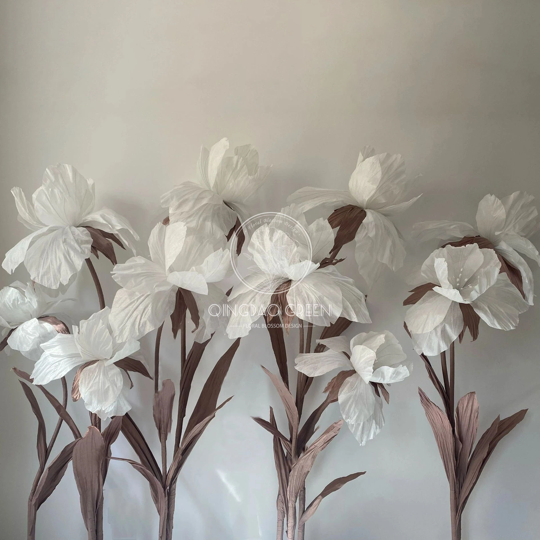 Giant Flower Customized white iris