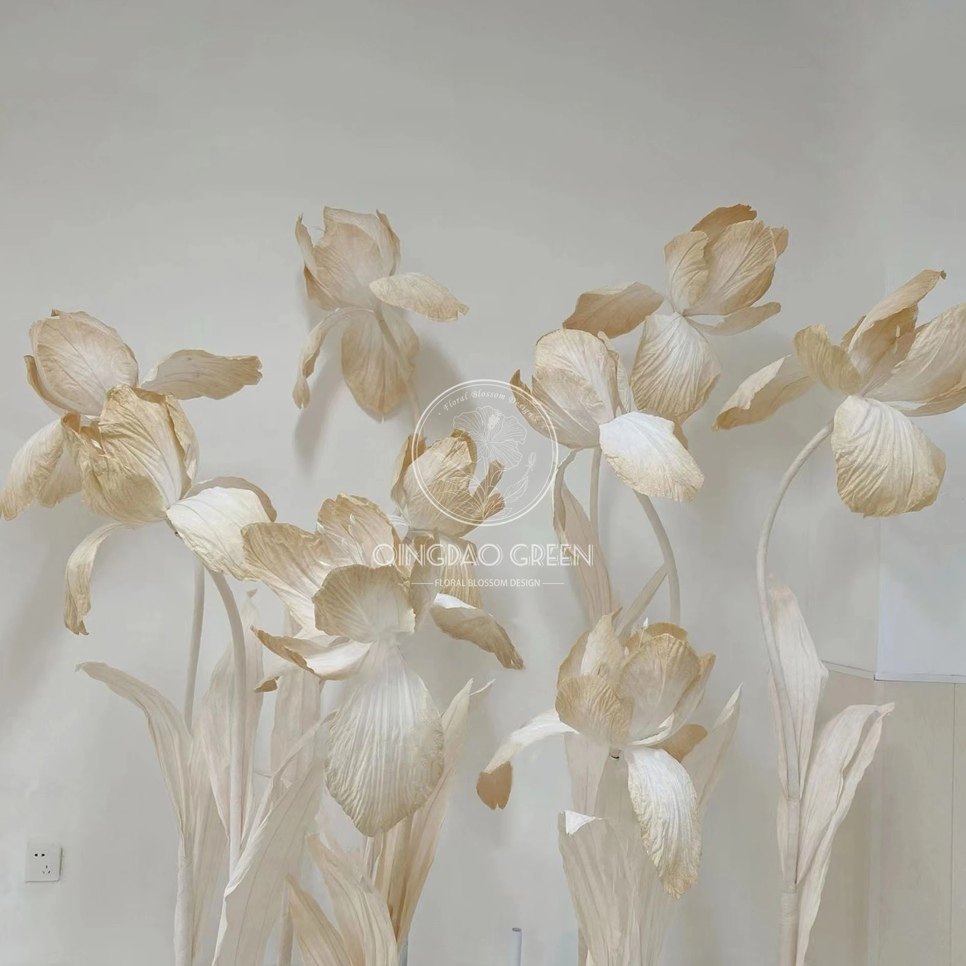 Iris gigante artificial hecho a mano de alta calidad