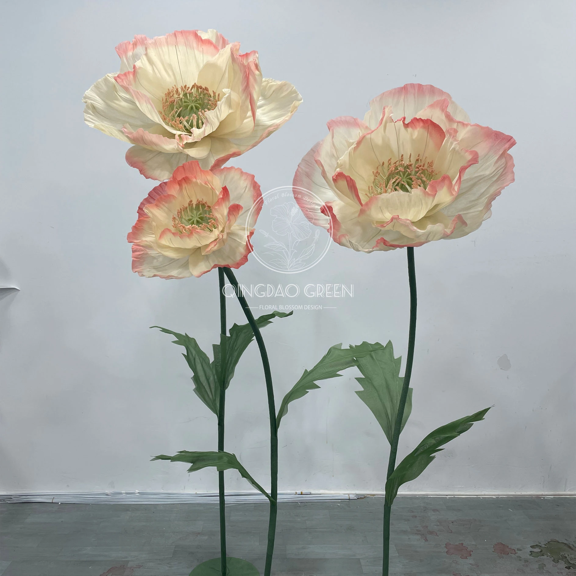 High Quality Handmade Products Giant Organza poppy