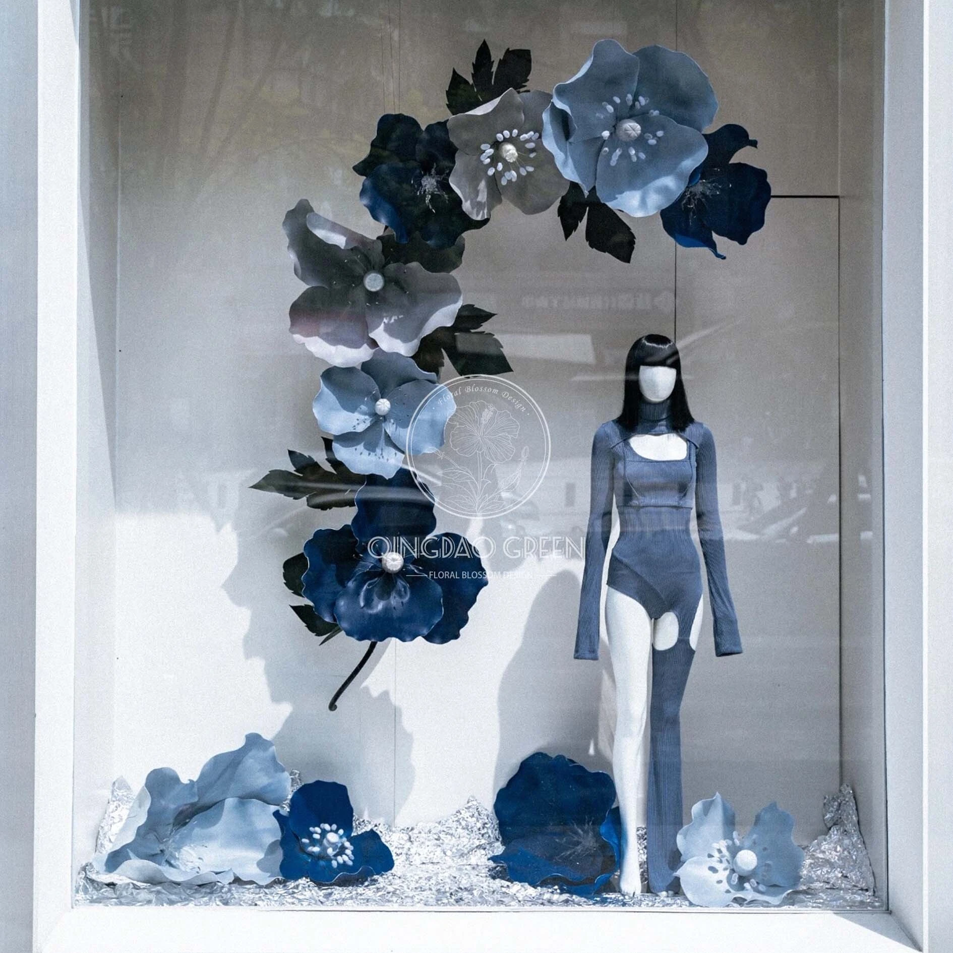 Luxury Flower Designer Type Giant blue Eva Foam Waterproof Flower