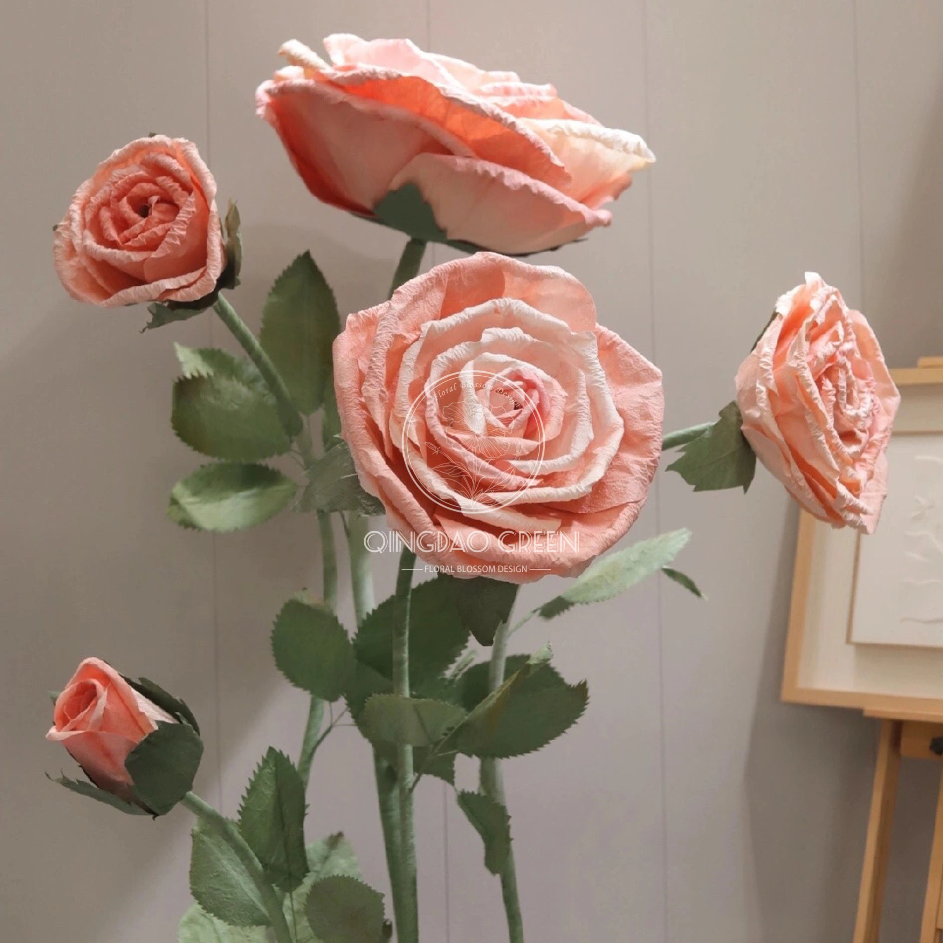 Grandes decoraciones de flores