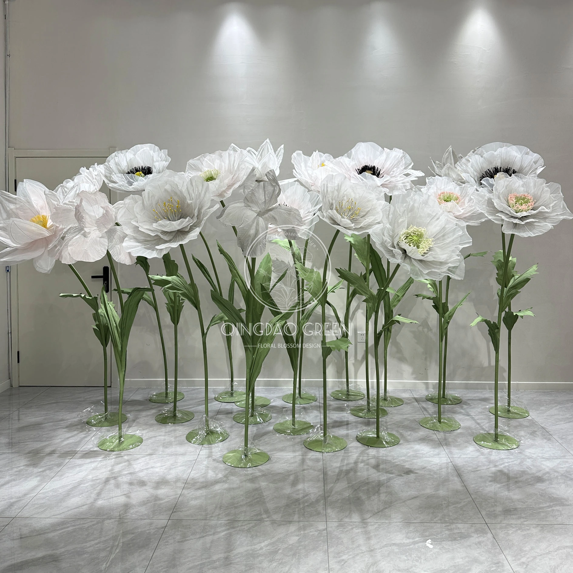 Artificial Hand Made Giant Flowers