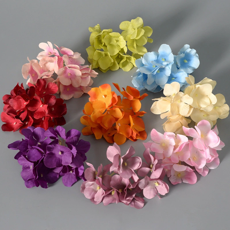 DIY Hydrangea head simulation flower piece Hairpin Headpiece Accessories Wedding home decor flowers fake flower shooting props 1