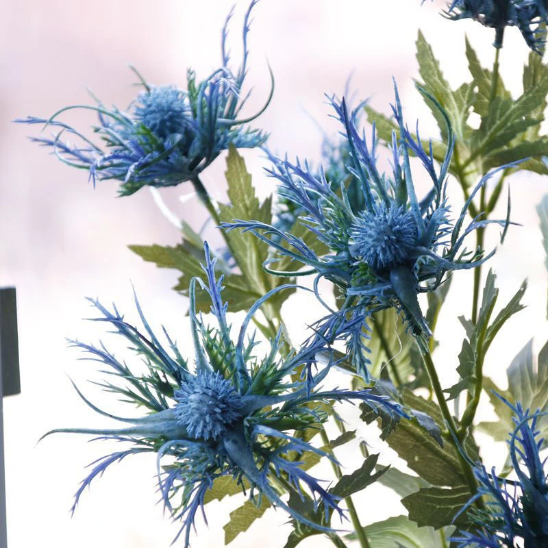 Flor artificial de 3 cabezas de apio, tacto plástico, accesorios de decoración para bodas, arreglos florales para el hogar 1