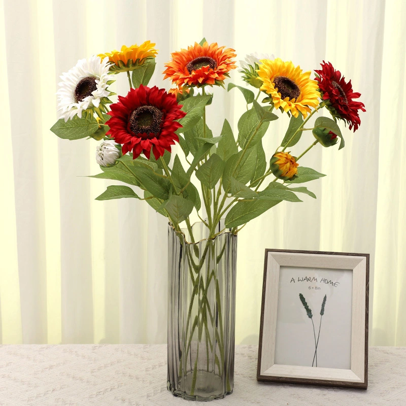 Sunflower light luxury home living room decoration bonsai decoration simulation flower 1
