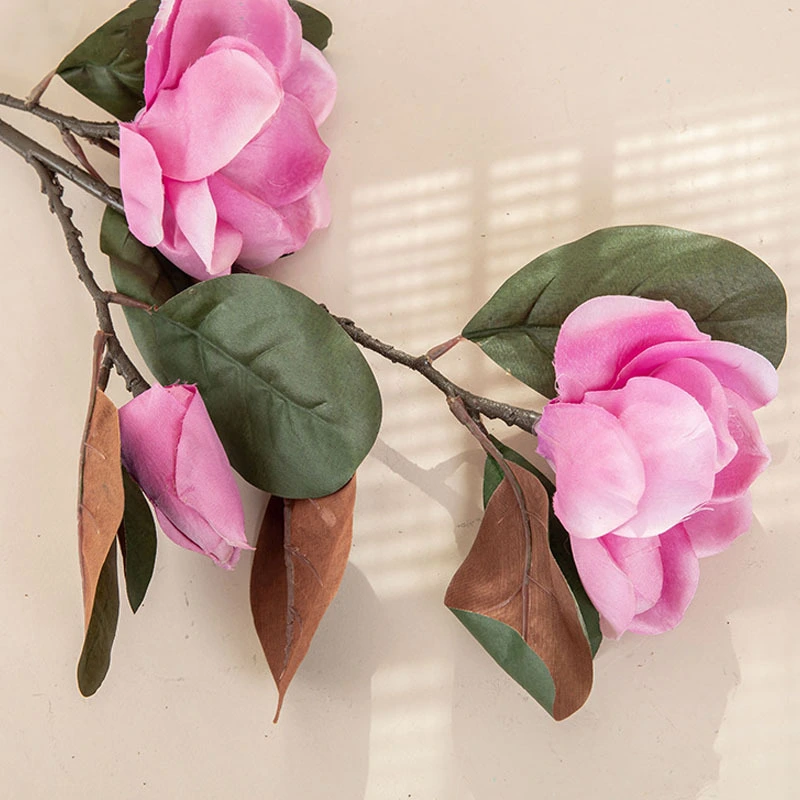 Magnolia simulation new Chinese feel large Magnolia living room hotel table decoration 1