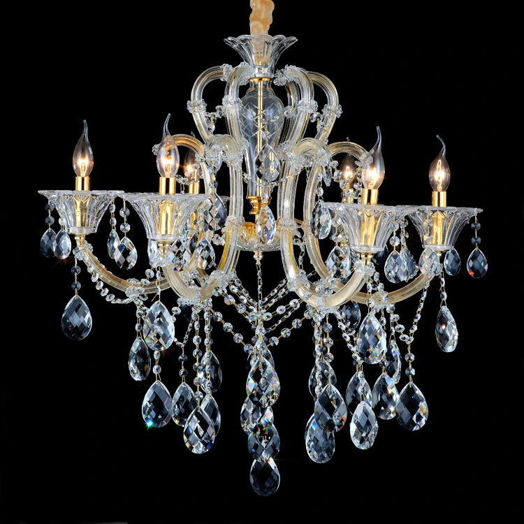 Duplex Crystal Chandelier Villa Hotel Engineering Hall Light atmospheric European living room chandelier Stair chandelier 1