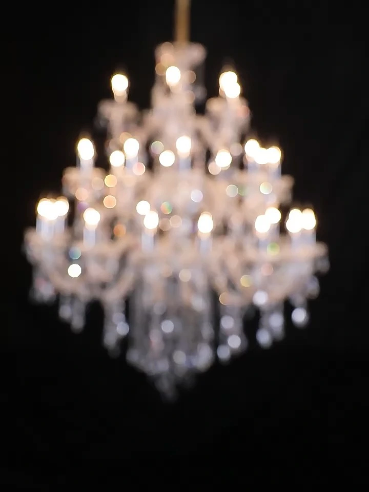Duplex crystal chandelier European luxury atmosphere Villa hotel pick empty stair chandelier restaurant living room lighting 1