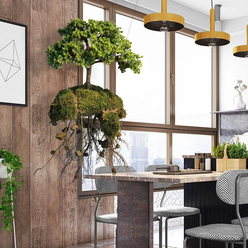 Space Creative DIY upscale hotel restaurant Clothing store decoration simulation plant landscaping window decoration can be customized 1