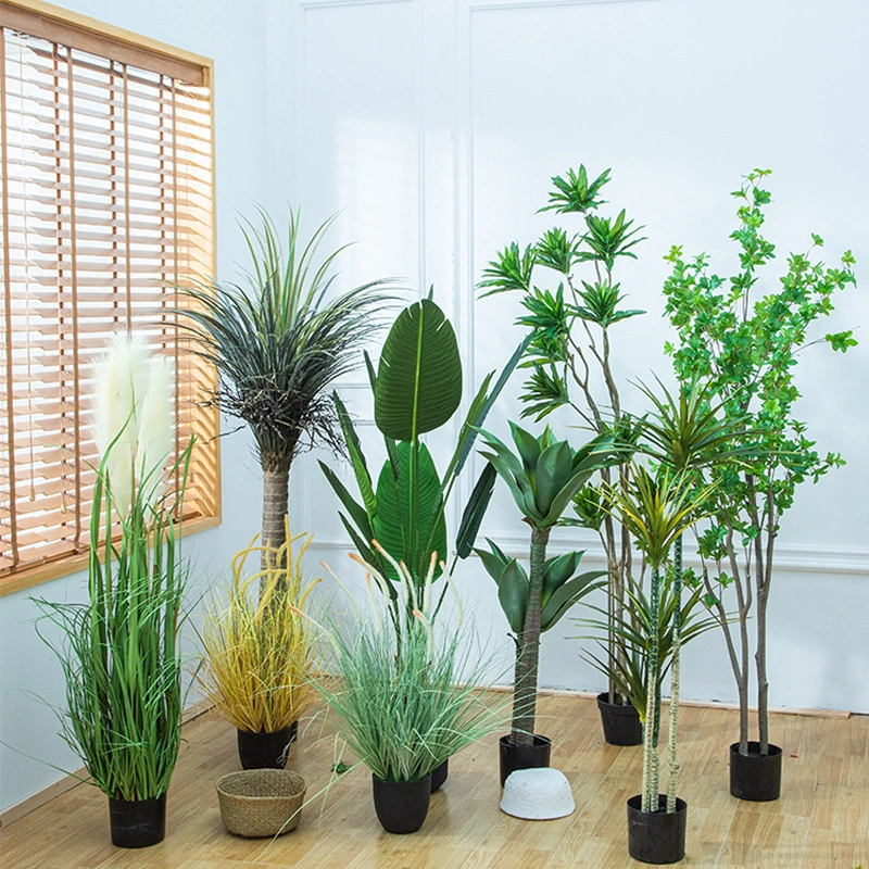 Simulation green plant simulation tree interior decoration traveler banana bird of paradise green plant bonsai wholesale 1