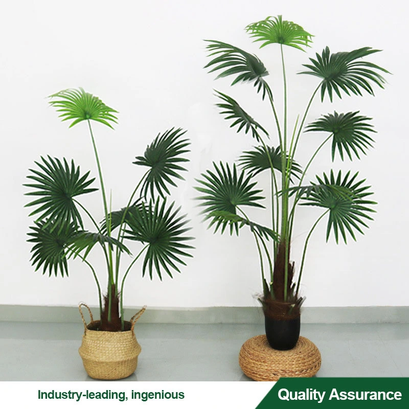 Artificial fan sunflower tree potting indoor soft decoration window decoration bonsai 1