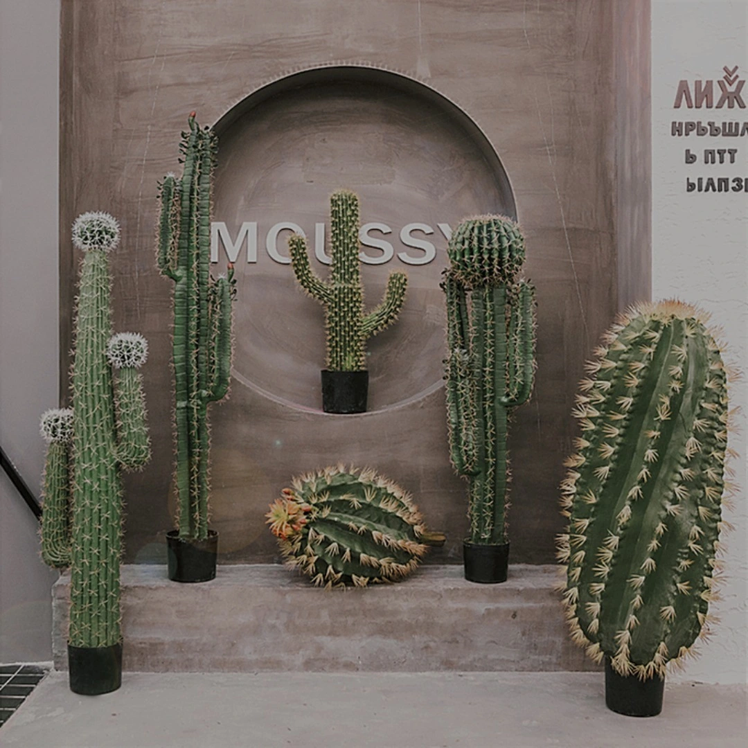 Simulation cactus living room floor decoration 1