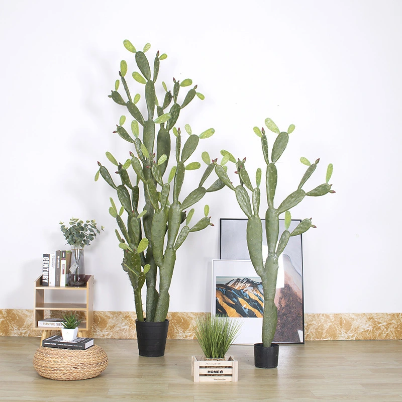 Simulation cactus pot home office decoration 1