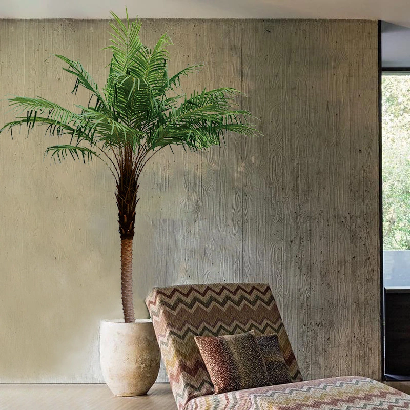 Decorative floor green plant home hotel large high simulation tree 1