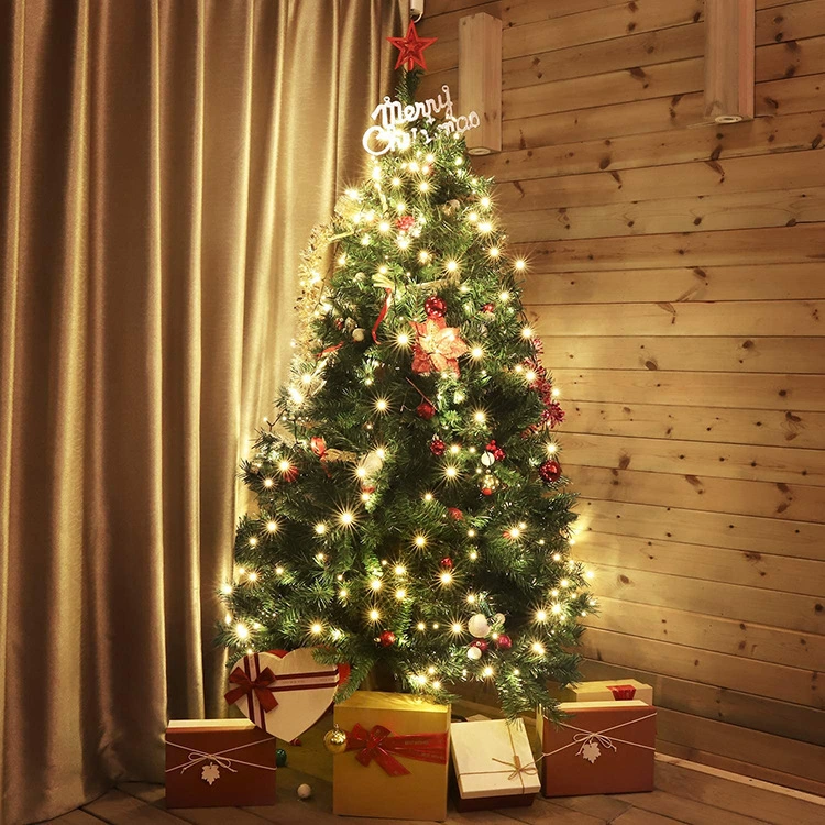 Green pvc Christmas tree 180cm can be used for holiday decoration 1
